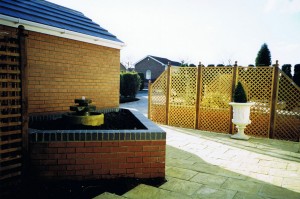 Raised Brick Planters